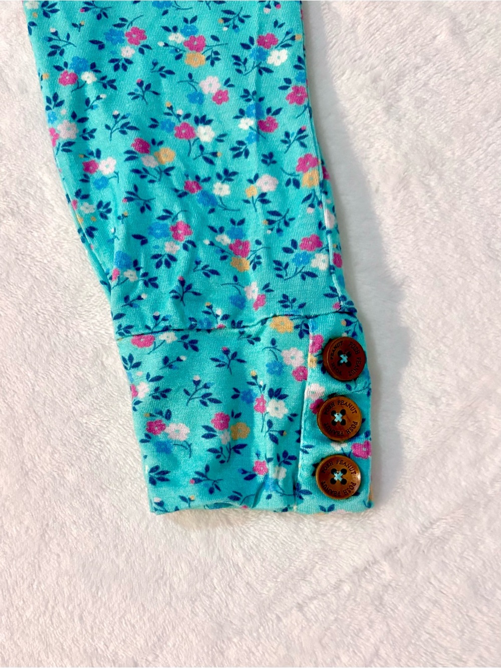Posh Peanut Floral Bamboo Joggers | Wooden Button Ankles | Size 7Y | EUC - Picture 9 of 15